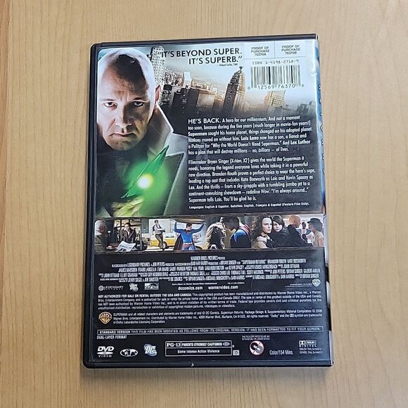 Superman Dvd, Mug, Happy Meal Flying Disc, Youth Shirt Size 5. - Picture 3 of 10